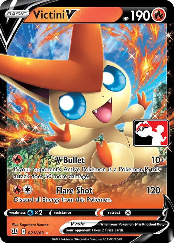 Victini V (021/163) [Prize Pack Series One] | All Aboard Games