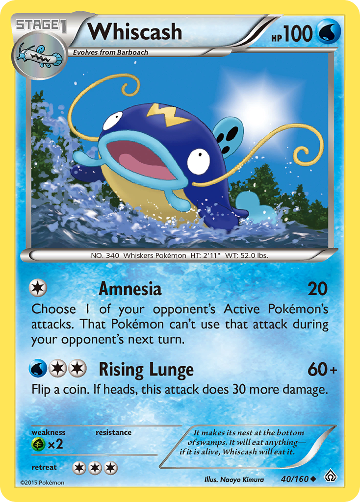 Whiscash (40/160) [XY: Primal Clash] | All Aboard Games
