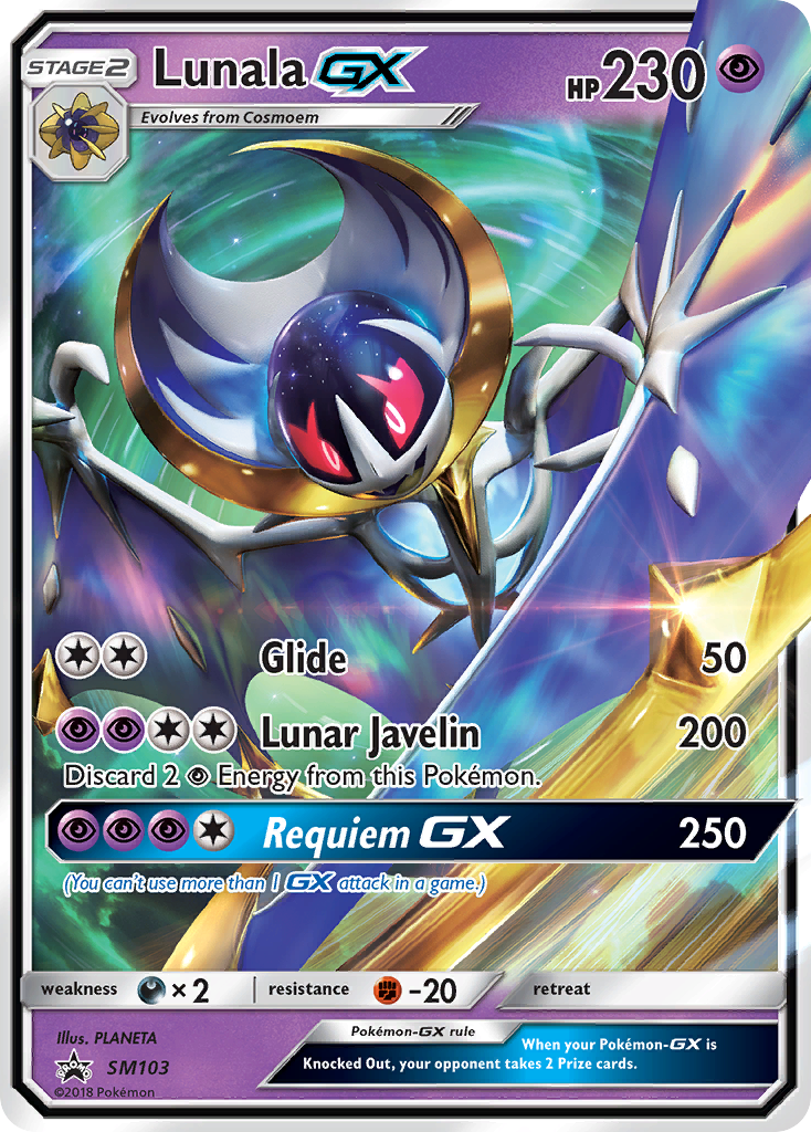 Lunala GX (SM103) [Sun & Moon: Black Star Promos] | All Aboard Games