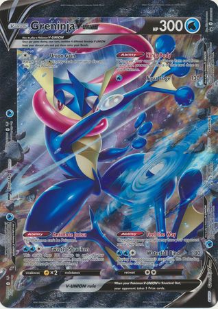 Greninja V-Union (Jumbo Card) [Sword & Shield: Black Star Promos] | All Aboard Games