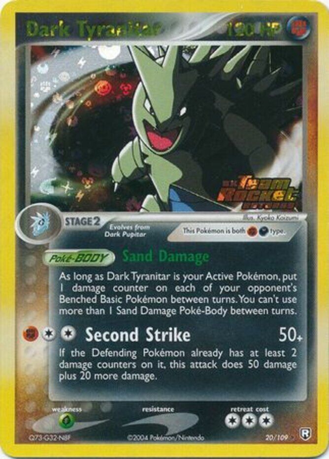 Dark Tyranitar (20/109) (Stamped) [EX: Team Rocket Returns] | All Aboard Games