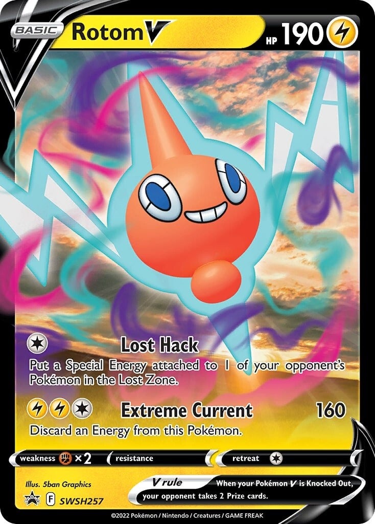 Rotom V (SWSH257) [Sword & Shield: Black Star Promos] | All Aboard Games