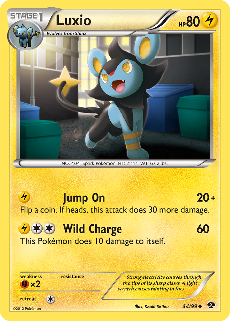 Luxio (44/99) [Black & White: Next Destinies] | All Aboard Games