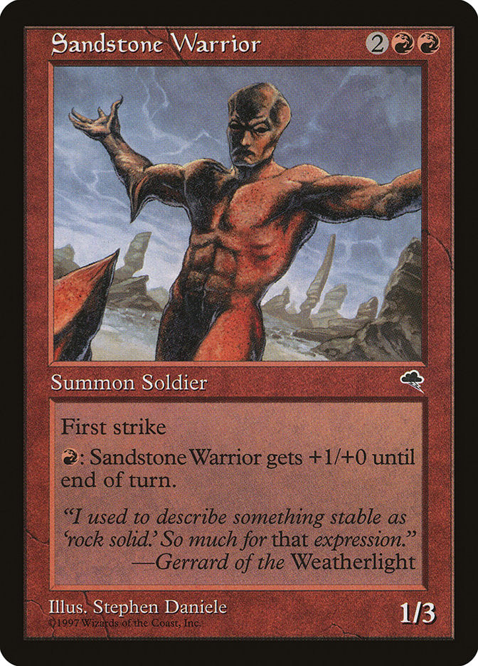 Sandstone Warrior [Tempest] | All Aboard Games