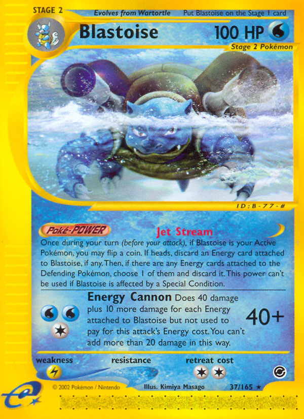 Blastoise (37/165) [Expedition: Base Set] | All Aboard Games