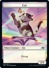 Cat // Food (11) Double-sided Token [Unfinity Tokens] | All Aboard Games