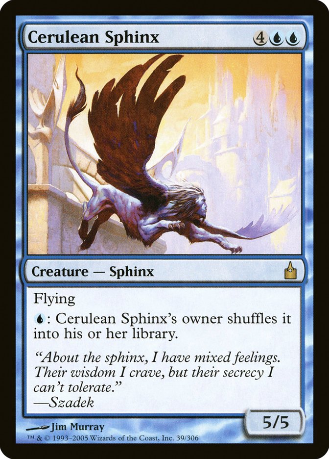 Cerulean Sphinx [Ravnica: City of Guilds] | All Aboard Games