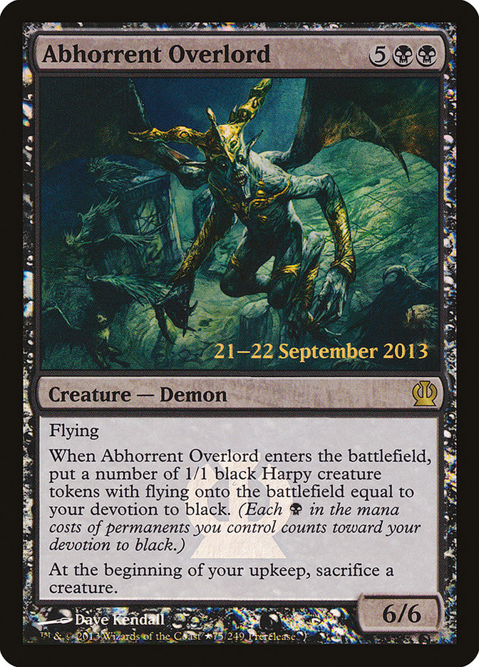 Abhorrent Overlord  [Theros Prerelease Promos] | All Aboard Games