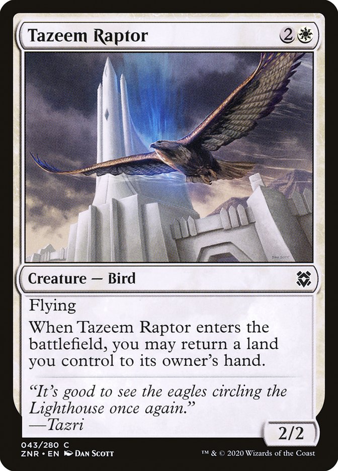 Tazeem Raptor [Zendikar Rising] | All Aboard Games