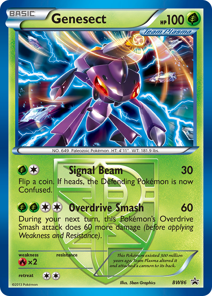 Genesect (BW86) (Team Plasma) [Black & White: Black Star Promos] | All Aboard Games