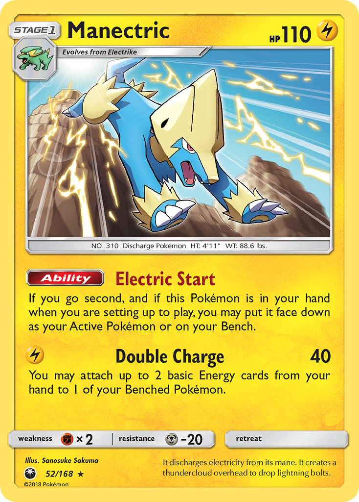 Manectric (52/168) [Sun & Moon: Celestial Storm] | All Aboard Games