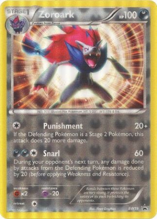 Zoroark (BW19) (Jumbo Card) [Black & White: Black Star Promos] | All Aboard Games