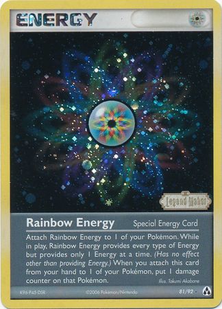 Rainbow Energy (81/92) (Stamped) [EX: Legend Maker] | All Aboard Games