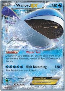Wailord EX (38/160) (HonorStoise - Jacob Van Wagner) [World Championships 2015] | All Aboard Games