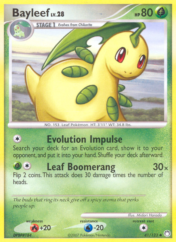 Bayleef (41/123) [Diamond & Pearl: Mysterious Treasures] | All Aboard Games