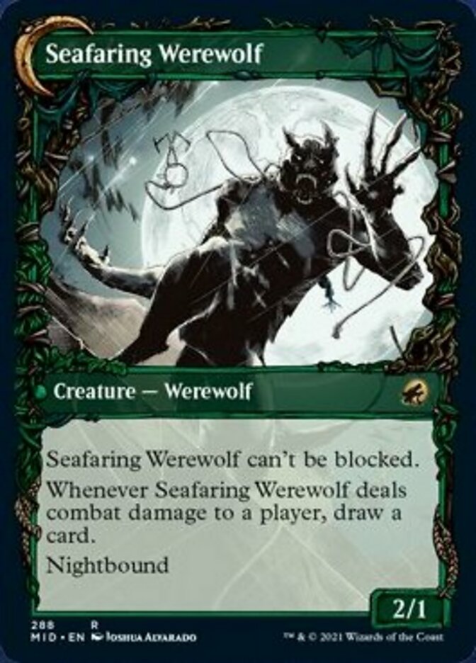 Suspicious Stowaway // Seafaring Werewolf (Showcase Equinox) [Innistrad: Midnight Hunt] | All Aboard Games