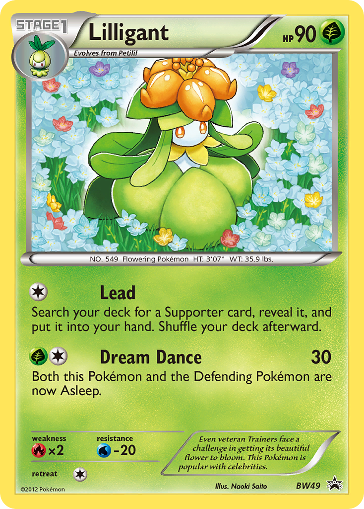 Lilligant (BW49) [Black & White: Black Star Promos] | All Aboard Games