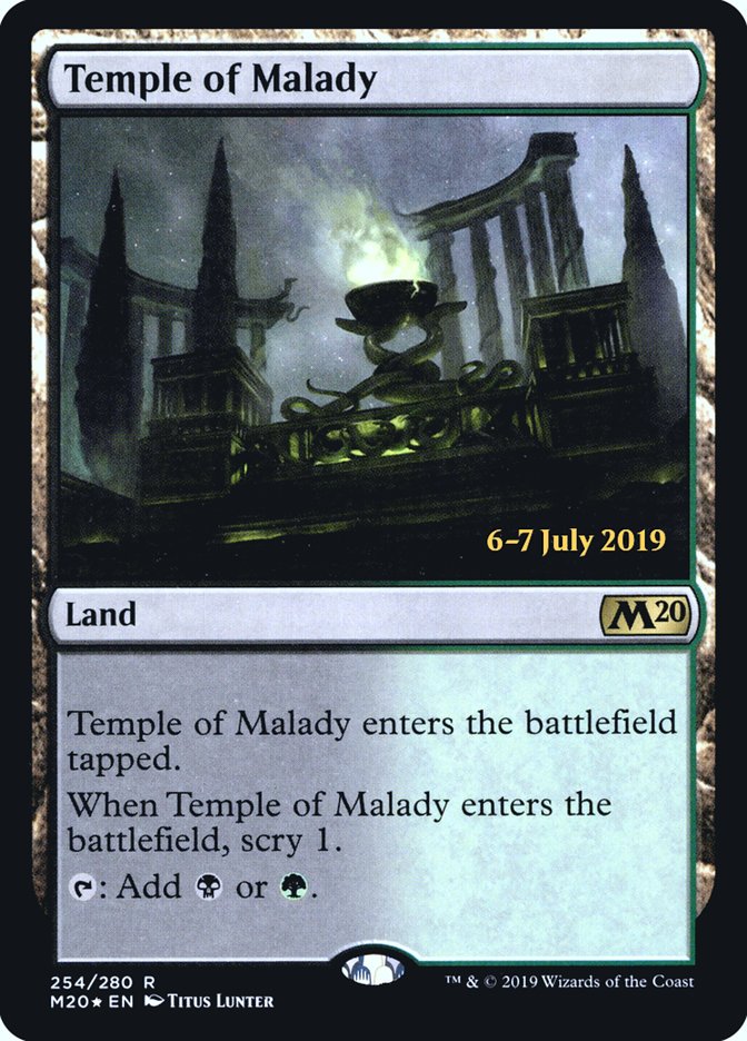 Temple of Malady  [Core Set 2020 Prerelease Promos] | All Aboard Games