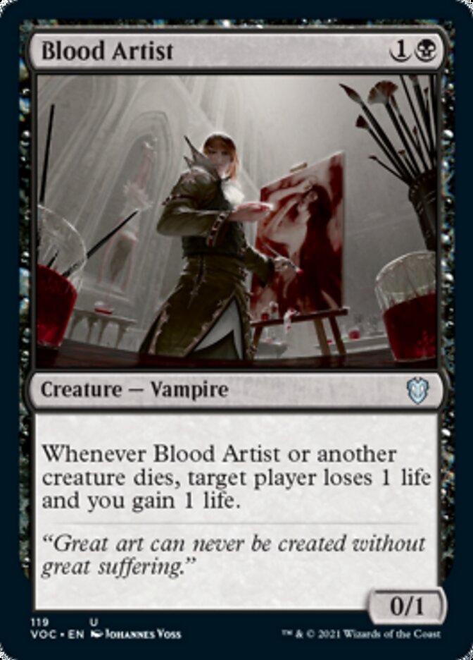 Blood Artist [Innistrad: Crimson Vow Commander] | All Aboard Games