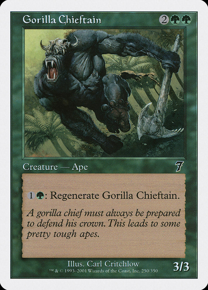 Gorilla Chieftain [Seventh Edition] | All Aboard Games