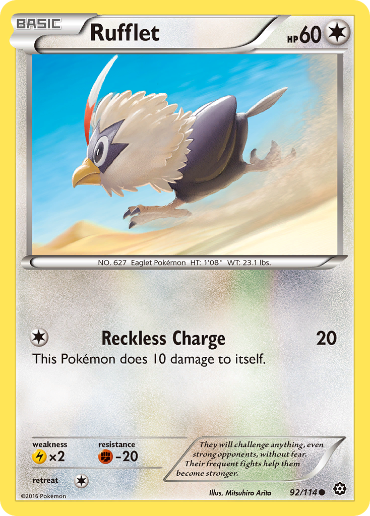 Rufflet (92/114) [XY: Steam Siege] | All Aboard Games