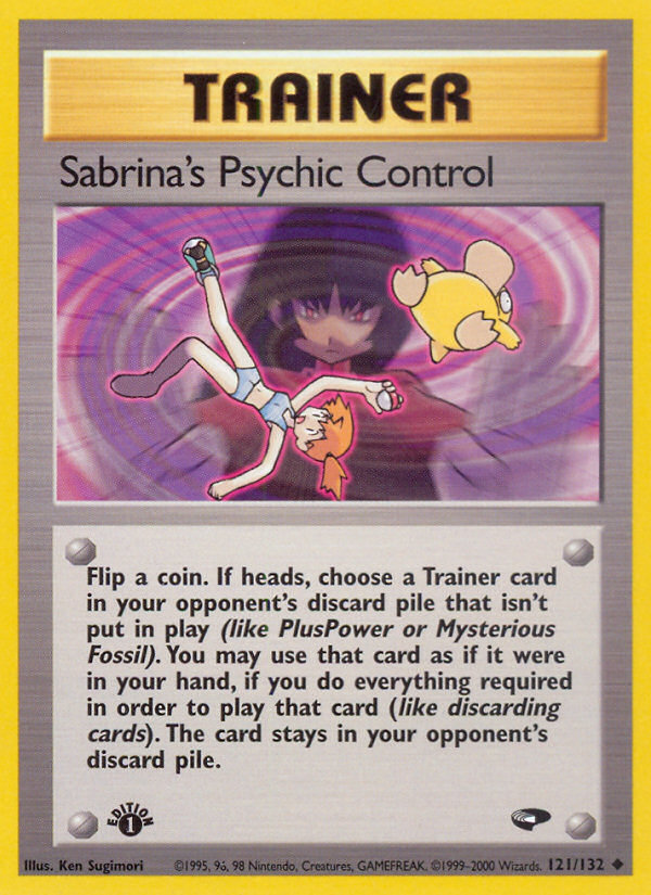 Sabrina's Psychic Control (121/132) [Gym Challenge 1st Edition] | All Aboard Games