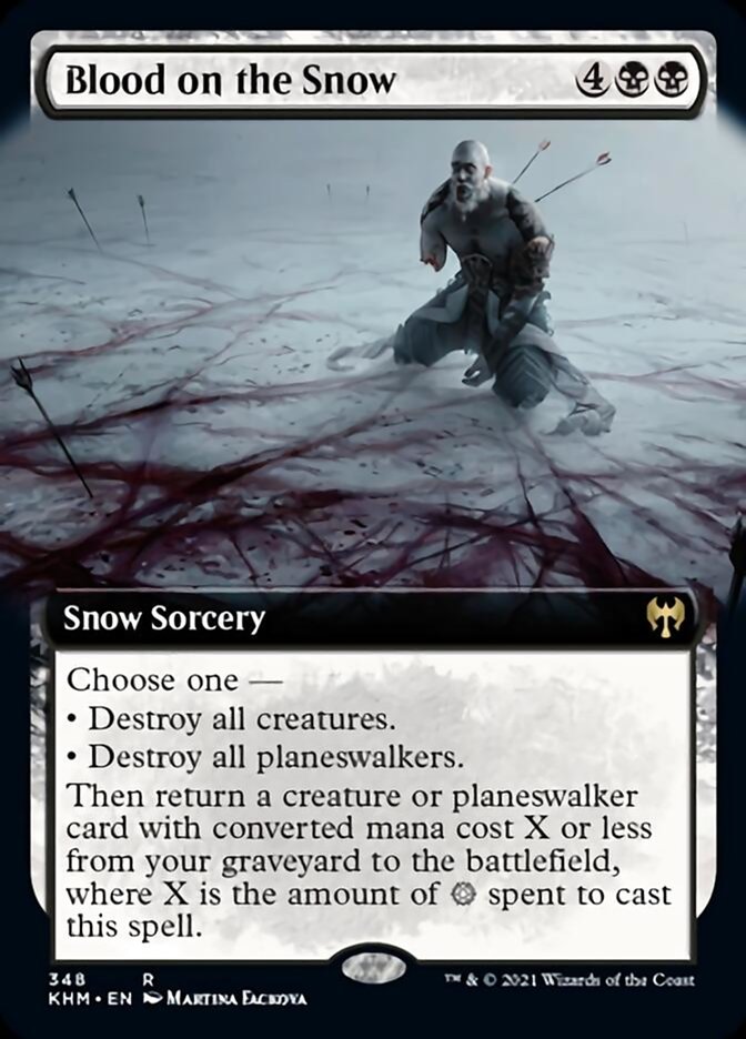 Blood on the Snow (Extended Art) [Kaldheim] | All Aboard Games