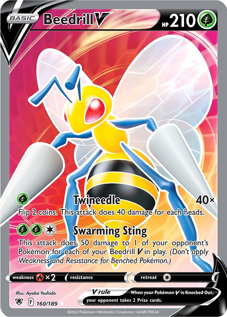 Beedrill V (160/189) [Sword & Shield: Astral Radiance] | All Aboard Games