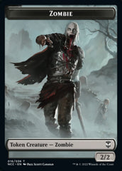 Zombie // Goat Double-sided Token [Streets of New Capenna Commander Tokens] | All Aboard Games
