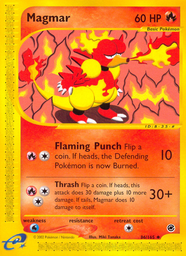 Magmar (86/165) [Expedition: Base Set] | All Aboard Games