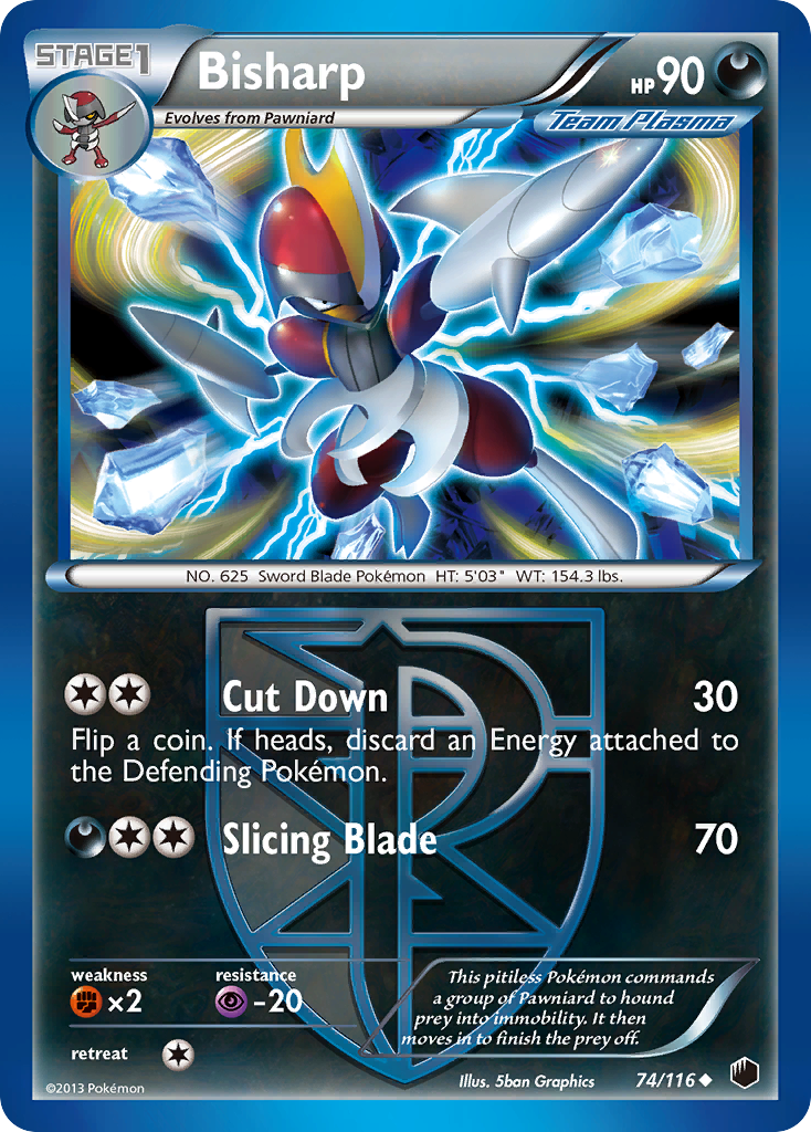 Bisharp (74/116) [Black & White: Plasma Freeze] | All Aboard Games