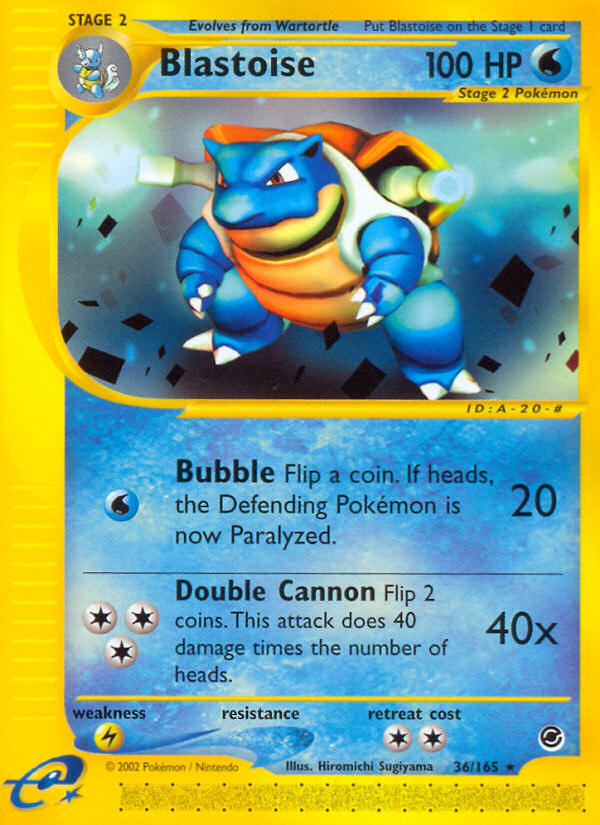 Blastoise (36/165) [Expedition: Base Set] | All Aboard Games