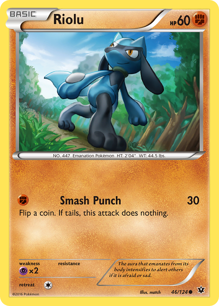 Riolu (46/124) [XY: Fates Collide] | All Aboard Games