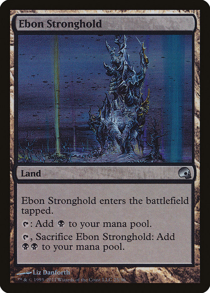 Ebon Stronghold [Premium Deck Series: Graveborn] | All Aboard Games