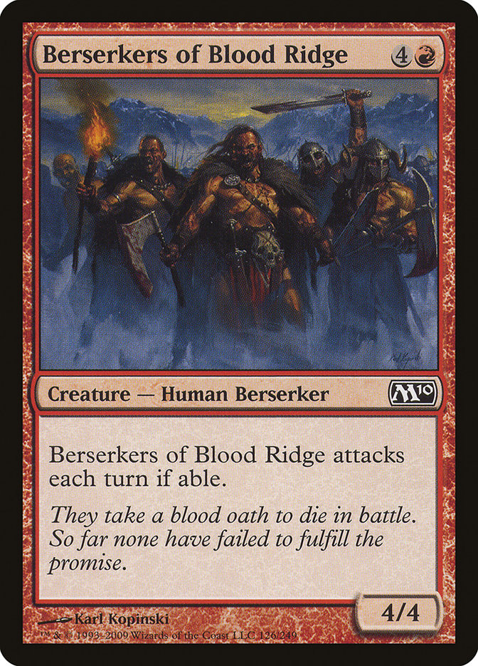 Berserkers of Blood Ridge [Magic 2010] | All Aboard Games