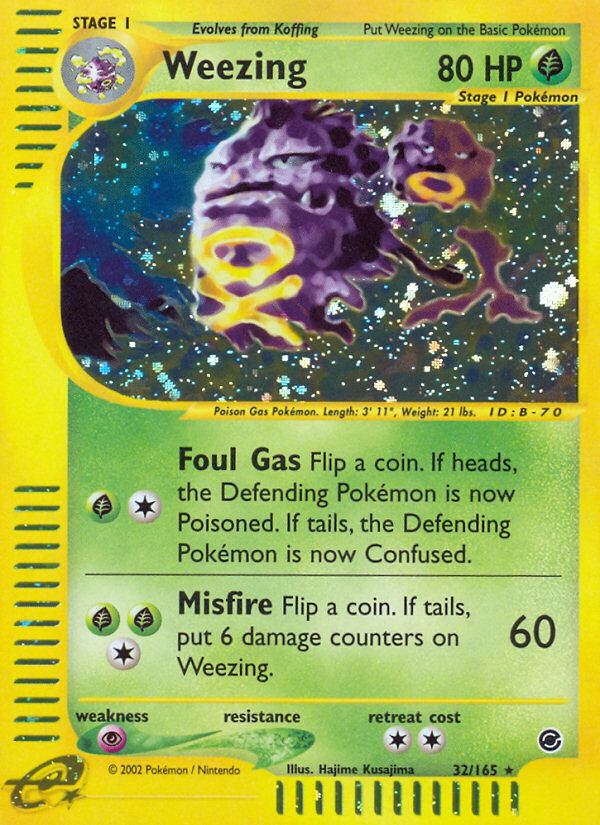 Weezing (32/165) [Expedition: Base Set] | All Aboard Games