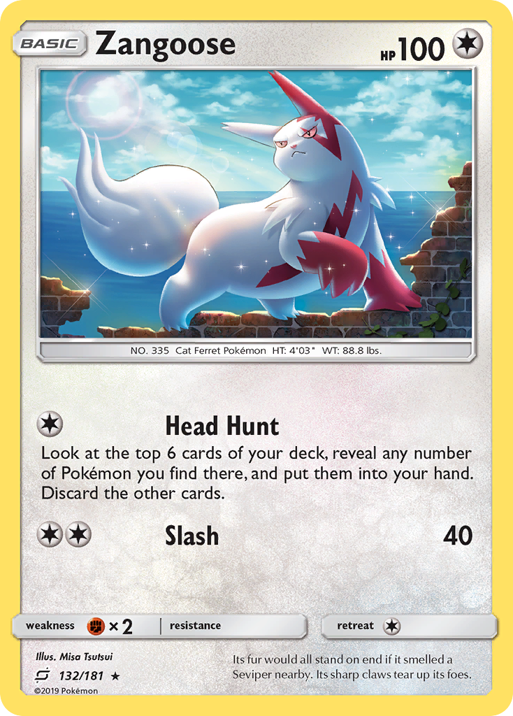 Zangoose (132/181) [Sun & Moon: Team Up] | All Aboard Games