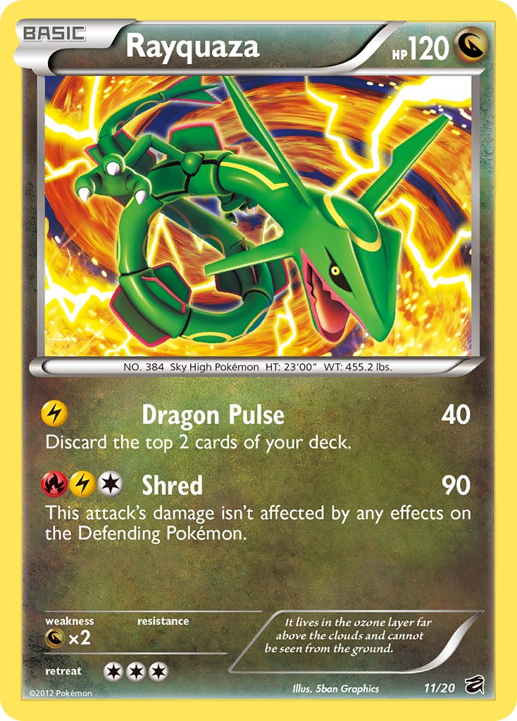 Rayquaza (11/20) (Blister Exclusive) [Black & White: Dragon Vault] | All Aboard Games