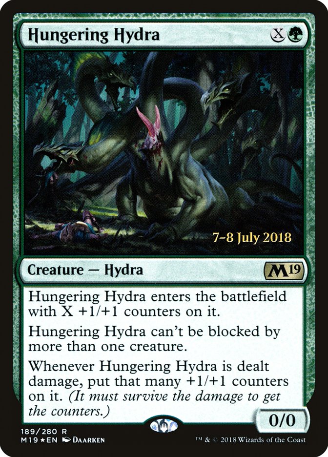 Hungering Hydra  [Core Set 2019 Prerelease Promos] | All Aboard Games