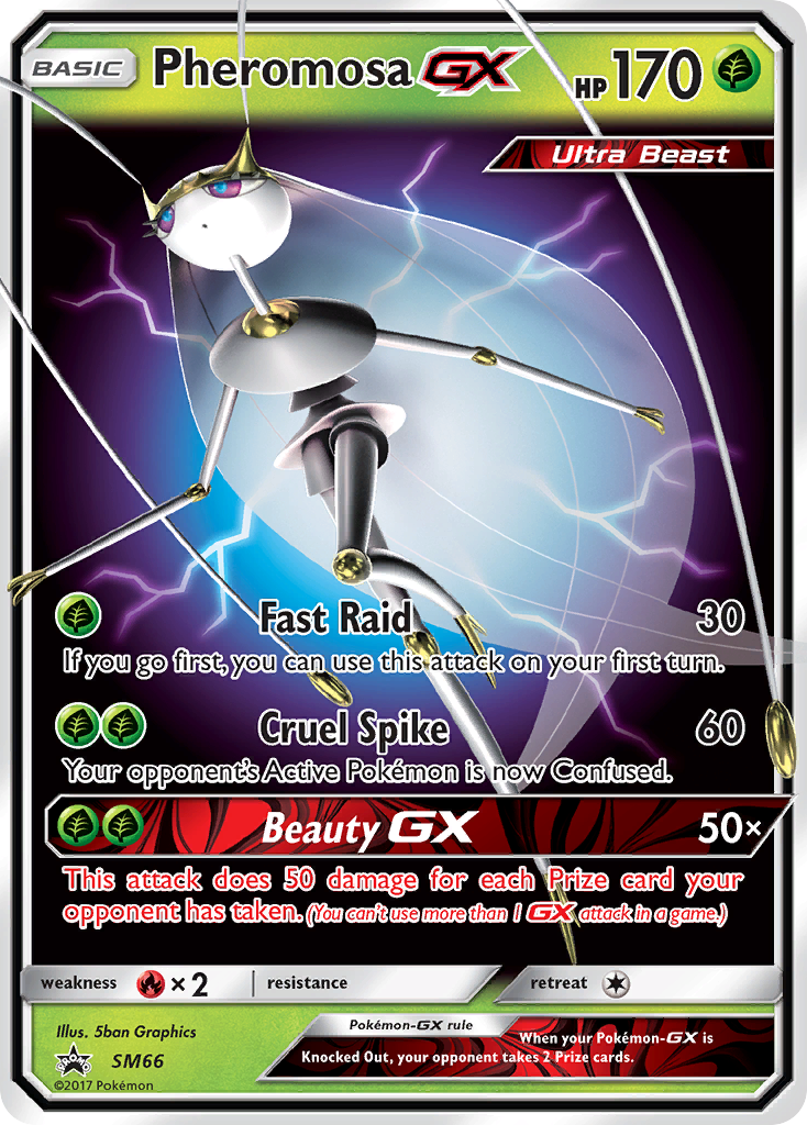 Pheromosa GX (SM66) [Sun & Moon: Black Star Promos] | All Aboard Games