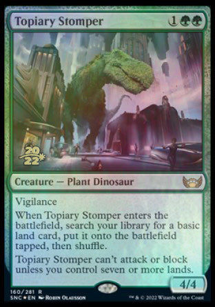Topiary Stomper [Streets of New Capenna Prerelease Promos] | All Aboard Games