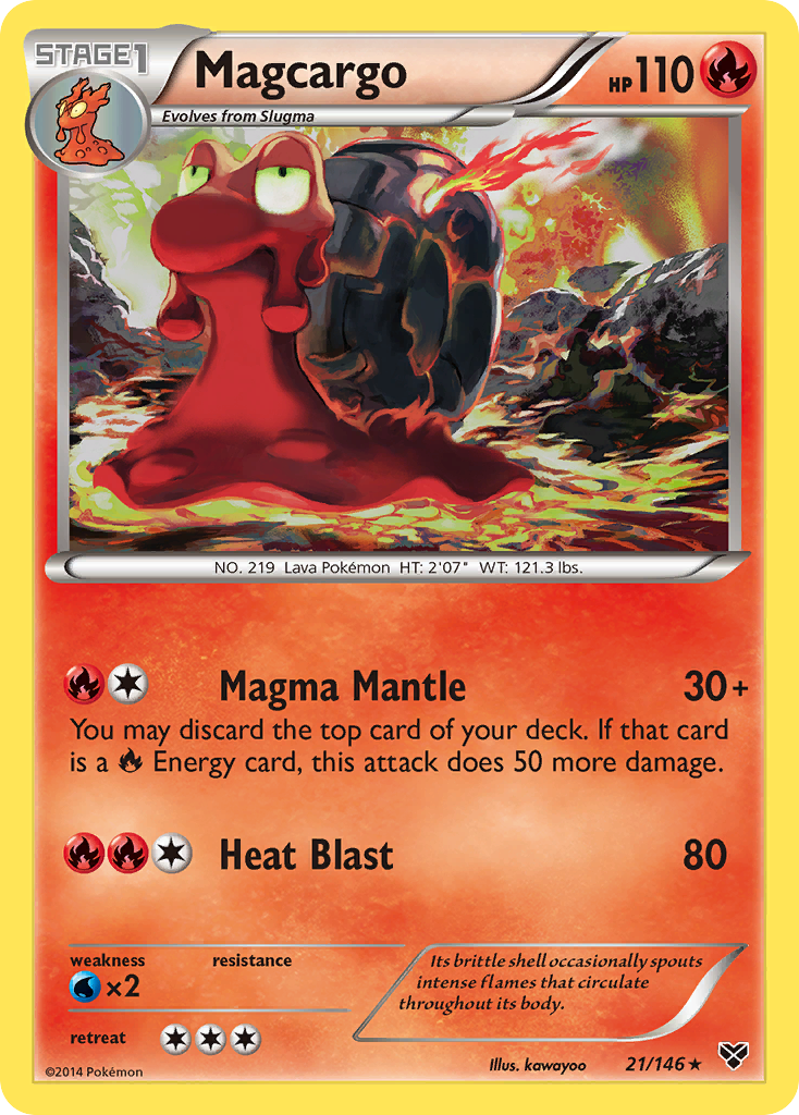 Magcargo (21/146) [XY: Base Set] | All Aboard Games