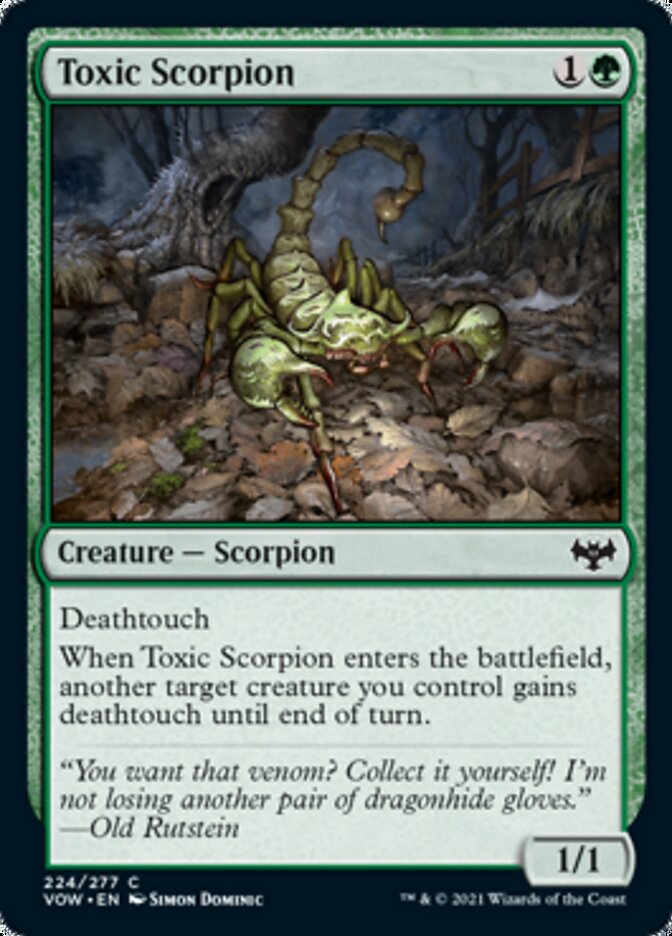 Toxic Scorpion [Innistrad: Crimson Vow] | All Aboard Games