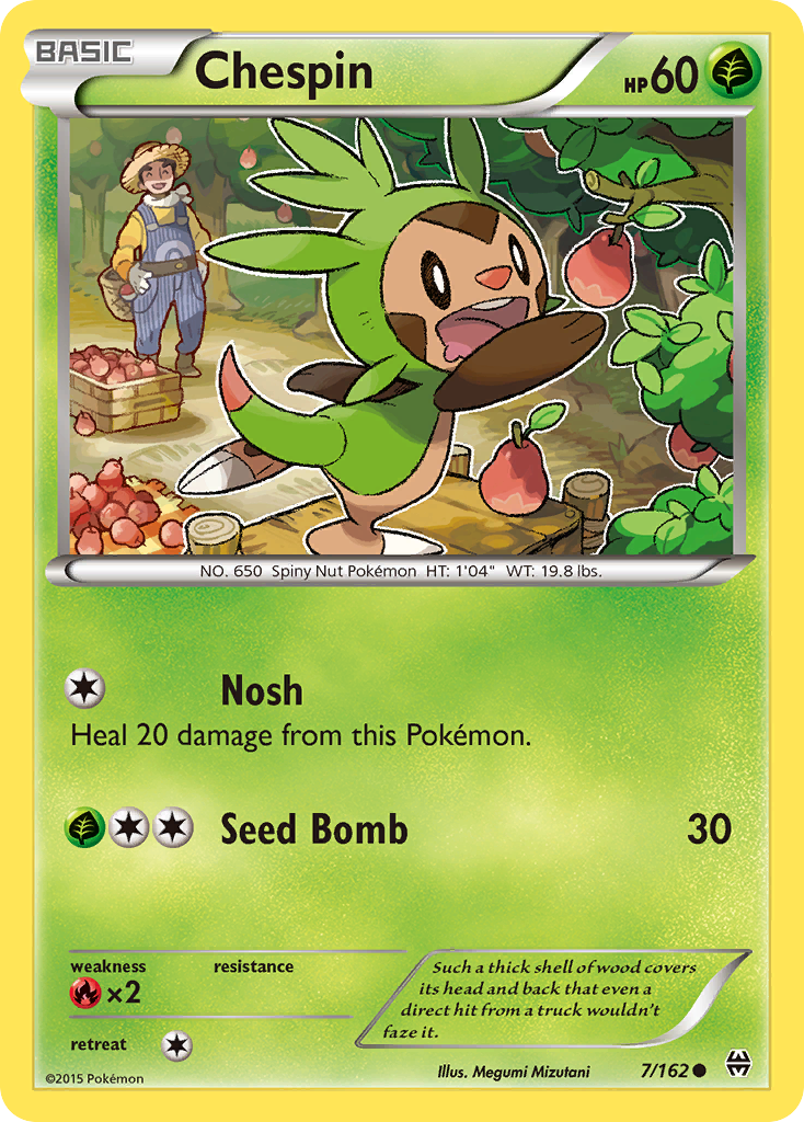 Chespin (7/162) [XY: BREAKthrough] | All Aboard Games