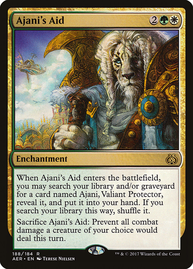Ajani's Aid [Aether Revolt] | All Aboard Games