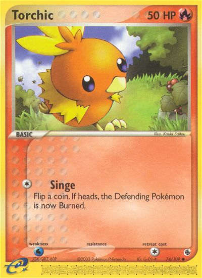 Torchic (74/109) [EX: Ruby & Sapphire] | All Aboard Games