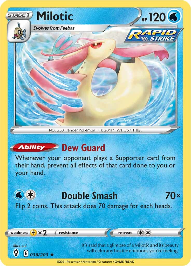 Milotic (038/203) [Sword & Shield: Evolving Skies] | All Aboard Games