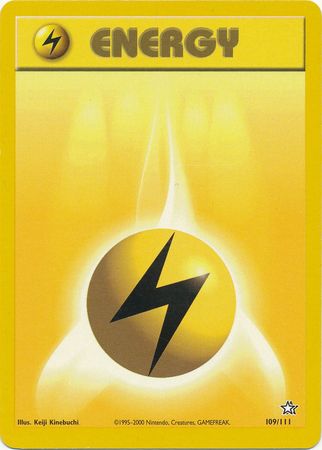 Lightning Energy (109/111) [Neo Genesis Unlimited] | All Aboard Games