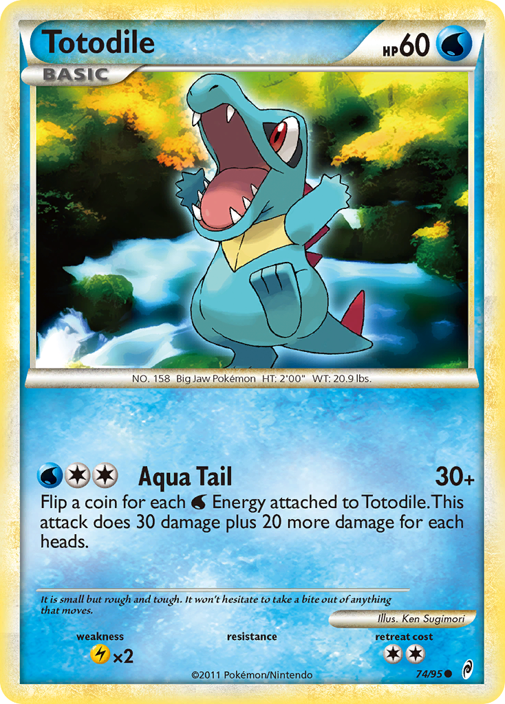 Totodile (74/95) [HeartGold & SoulSilver: Call of Legends] | All Aboard Games