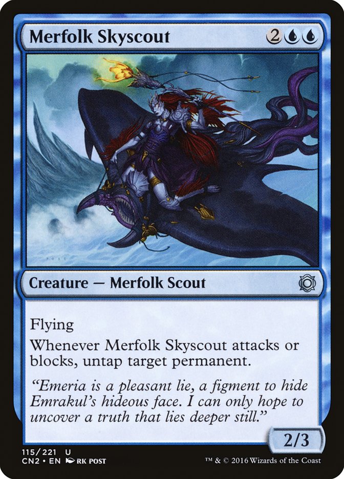 Merfolk Skyscout [Conspiracy: Take the Crown] | All Aboard Games